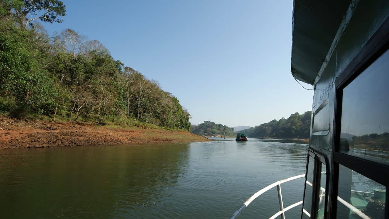 A-boat-floats-on-the-river-with-a-lush-forest-backdrop-in-Periyar-National-Park-India.jpg